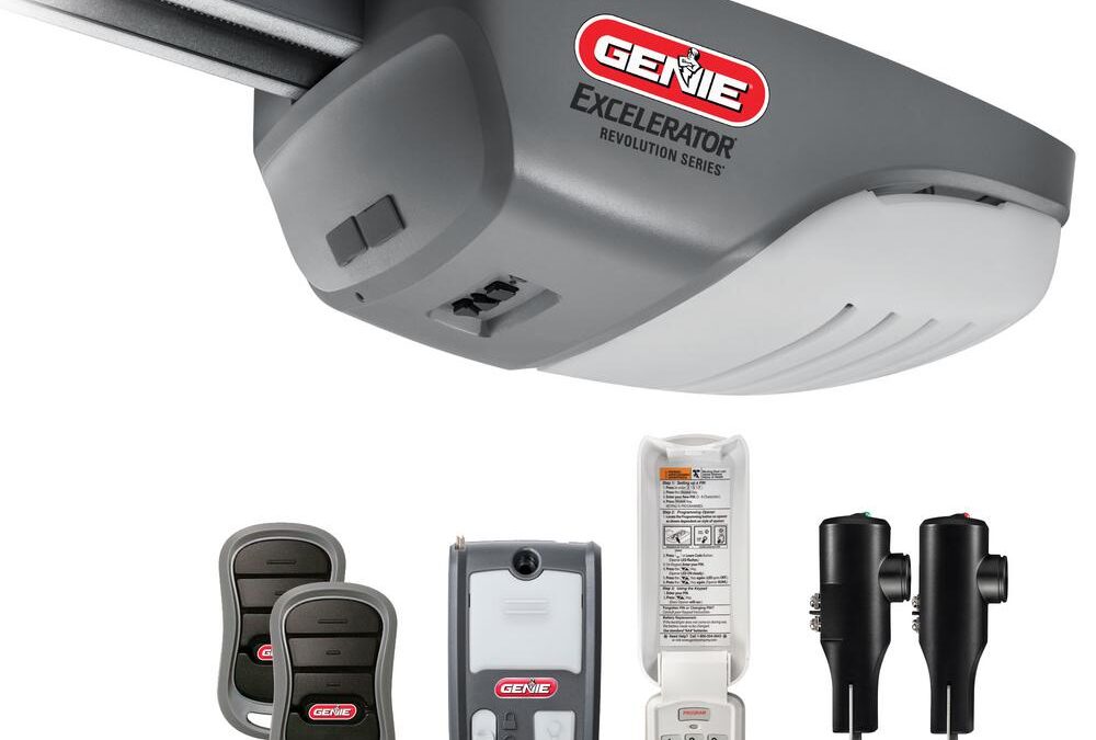 Genie Excelerator 1 HPc Direct Screw Drive DC Garage Door Opener 2562, 2568, 3022, 3024, 3042, 3062 , 3064, 4024, 4042, 4062, 4064, SC1200, CB1000, CB1200