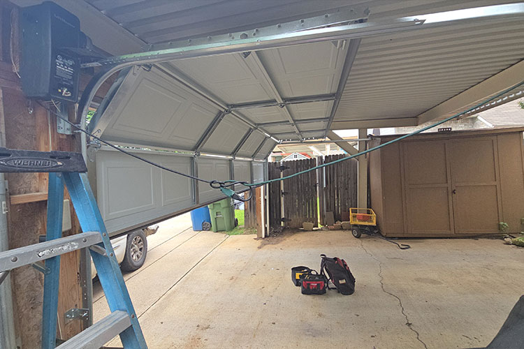 Picture of a repair gate in Leander texas