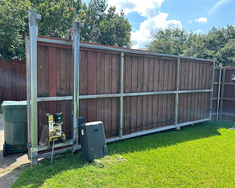 sugar-land-sliding-gate-installation - Garage Tec | Automatic Gates & Garage Door Repair